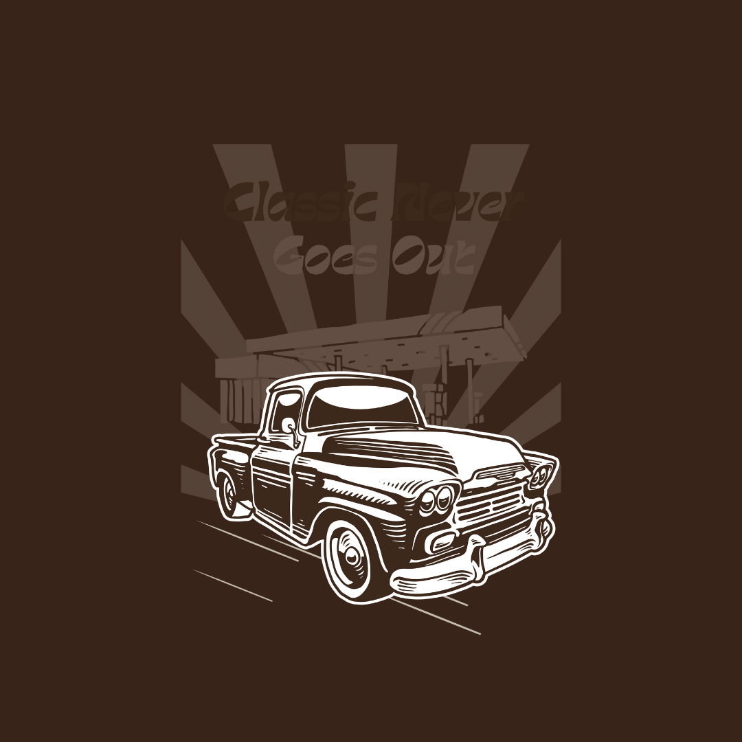 Classic never goes out /B - Classic Crew T-Shirt