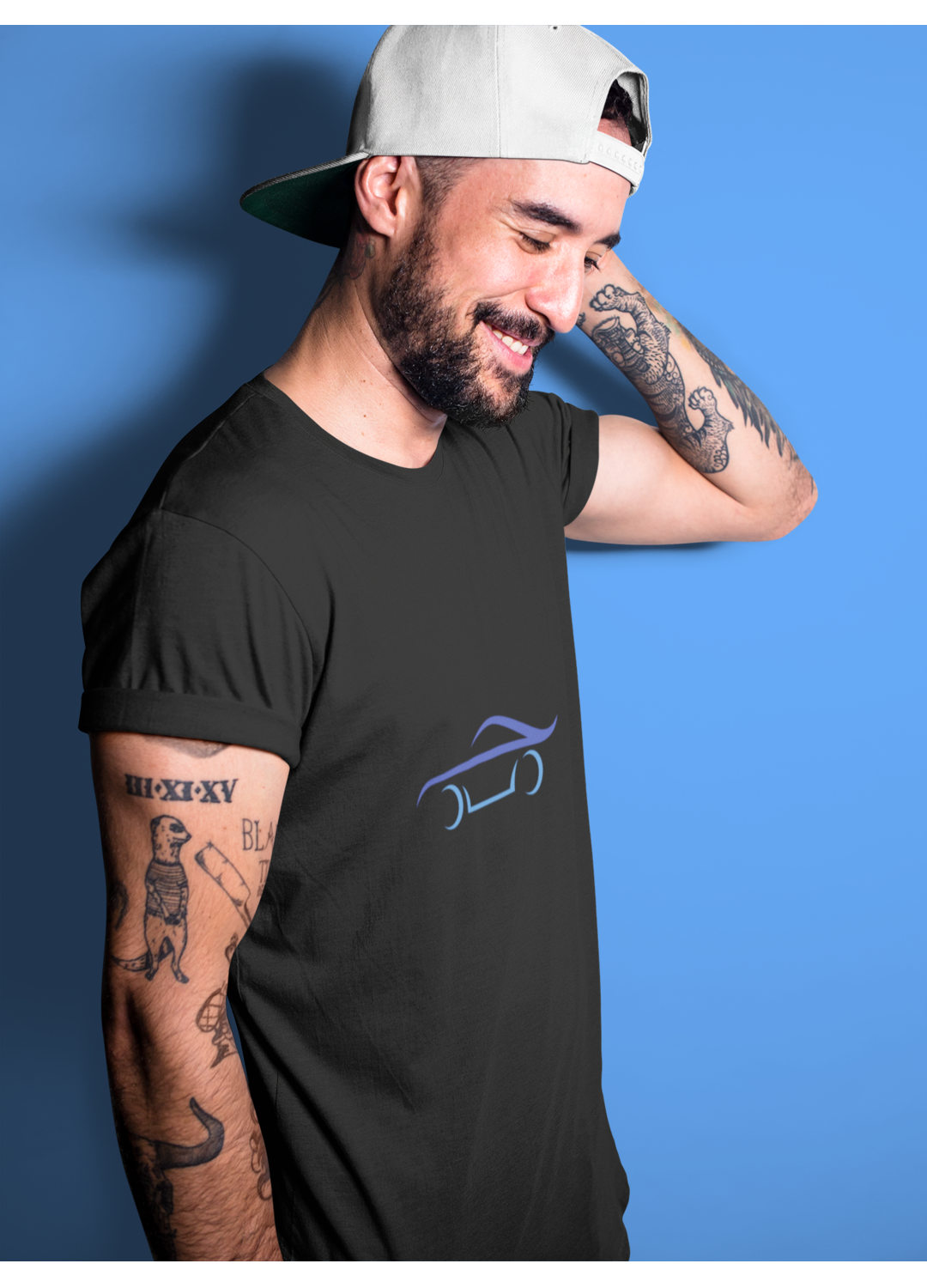 Car Print/B  Classic Crew T-Shirt
