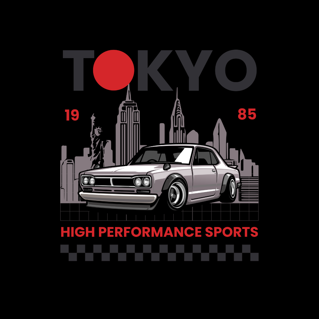 Tokyo Classic Crew T-Shirt/B