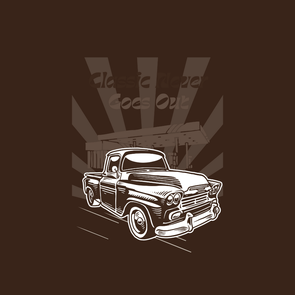 Classic never goes out /B - Classic Crew T-Shirt
